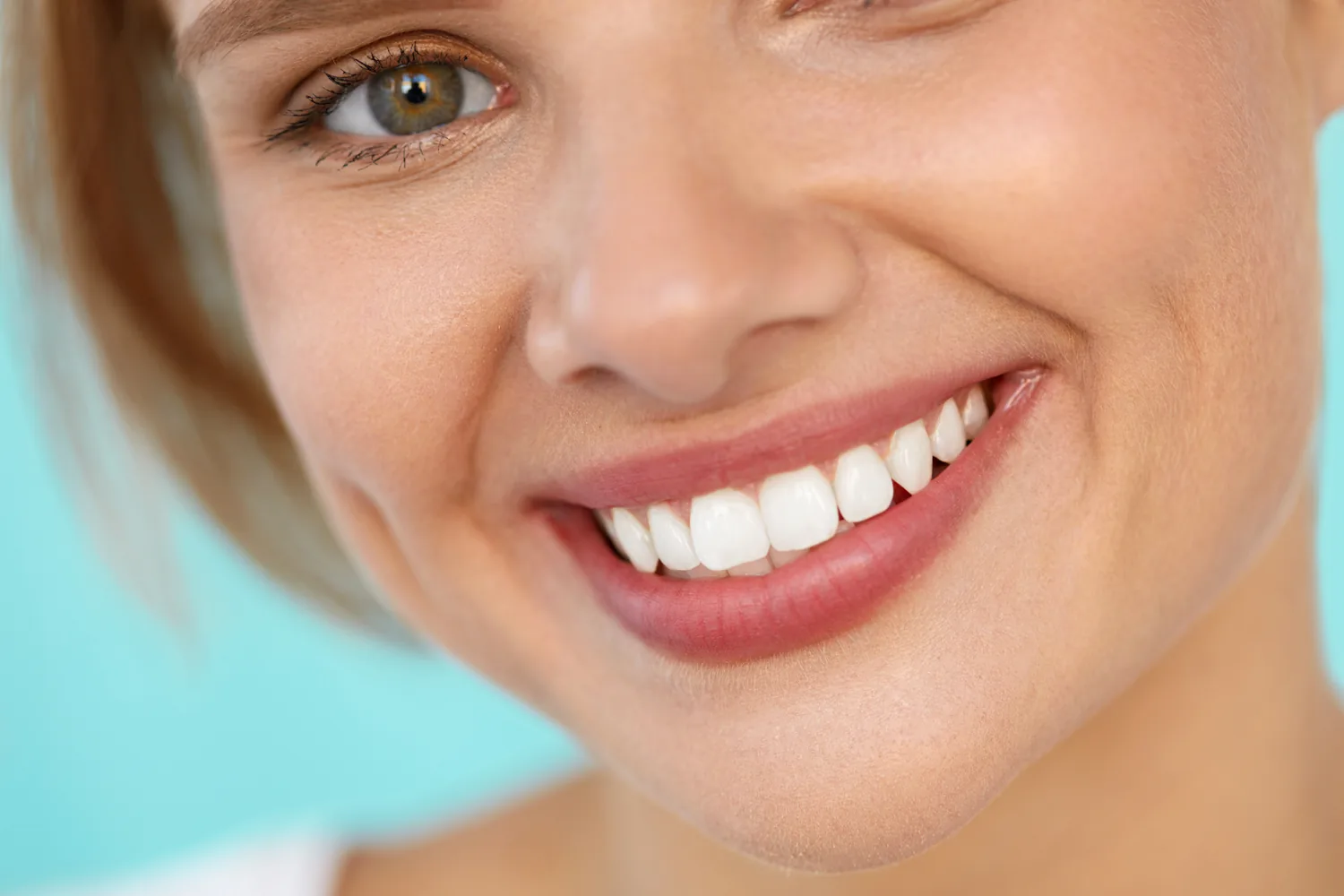 A bright, white smile