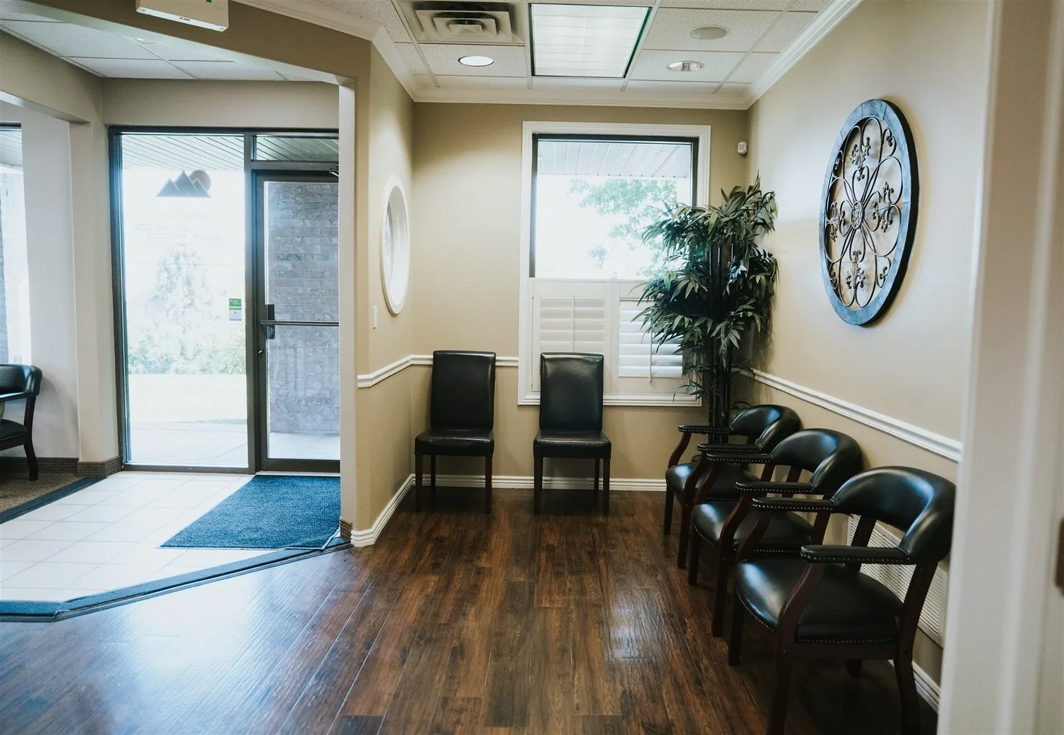 The waiting area